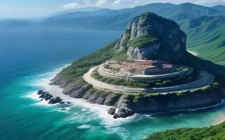 书房里连接大屏幕显示器的游戏主机，背景有动漫海报